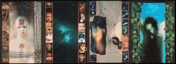 Capas de Sandman 5-8. Arte de Dave McKean.