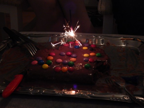 Sobrou bolo, vela...