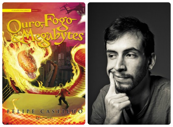 A capa de Octavio Cariello e o autor Felipe Castilho