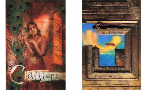Capas de Sandman 17 & 18 – Arte de Dave McKean.